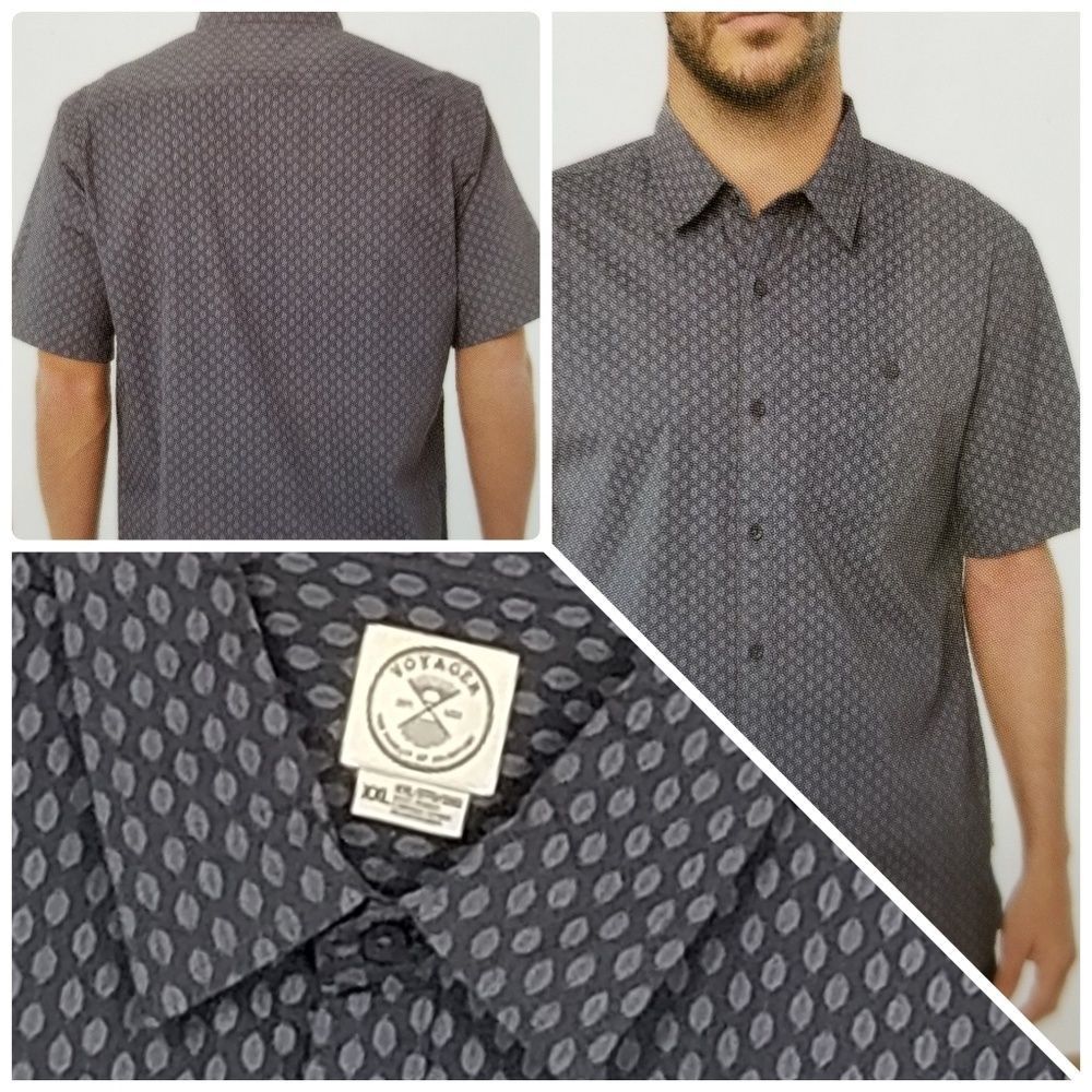 NEW Men's Voyager Printed Shirt Sleeve w/ Pocket